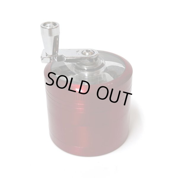 画像2: SmokeZilla - 4pc Metal Crank Grinder ハンドル付き グラインダー φ53mm (2)