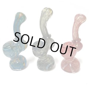 画像: Mini Silver Fumed Frit Glass シャーロック バブラー