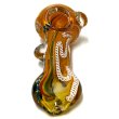 画像5: Thick Gold Fumed Stripe Glass Pipe ガラスパイプ (5)