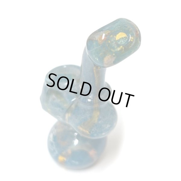 画像6: Mini Silver Fumed Frit Glass シャーロック バブラー (6)