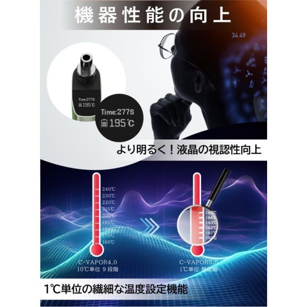 画像12: Weecke - C VAPOR 5.0 シーベイパー 5.0　（タバコ葉専用 ヴェポライザー） (12)