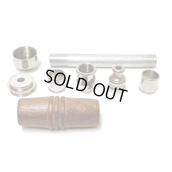 画像5: Wood Sleeve Metal Pipe ウッドカバー蓋付きメタルパイプ  (5)