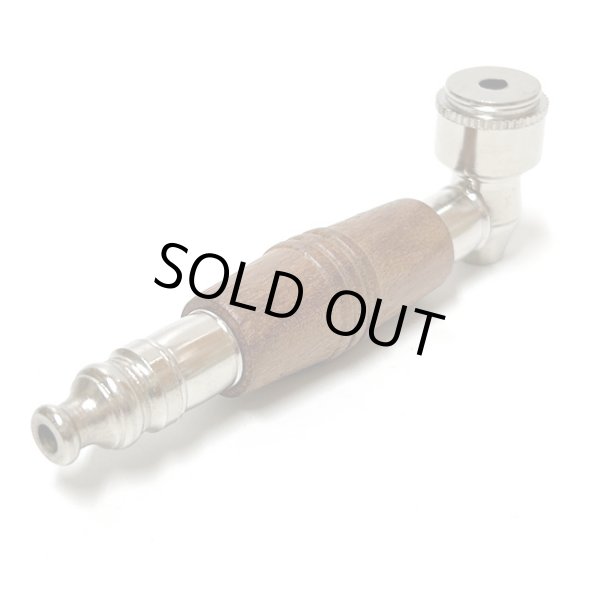 画像4: Wood Sleeve Metal Pipe ウッドカバー蓋付きメタルパイプ  (4)