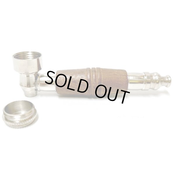 画像3: Wood Sleeve Metal Pipe ウッドカバー蓋付きメタルパイプ  (3)