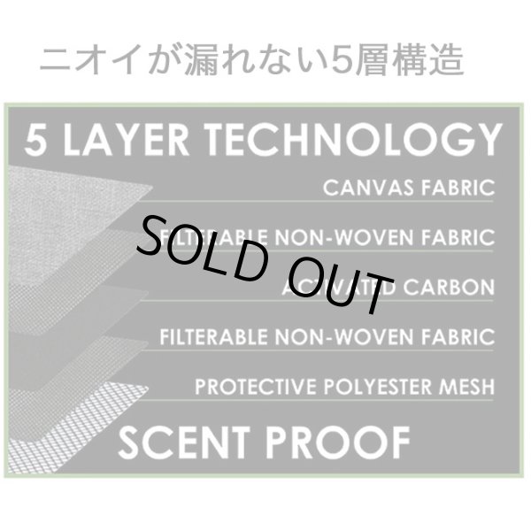 画像3: 【ニオイが漏れないバッグ】 Smokezilla - Canvas Smell Proof Roll Bag (3)