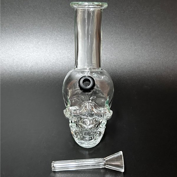 画像5: ボトル スカル ボング 15cm (5)