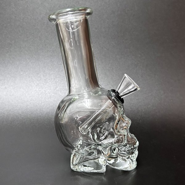 ビンテージ 骸骨デザイン ガラスボトル 2色セット VINTAGE SKULL LAY OFF JAPAN ヴィンテージ ポイズンボトル