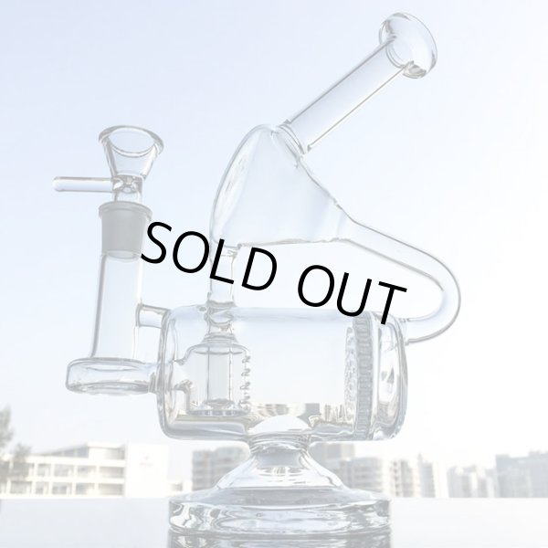 Glass Recycler Bong 23cm ガラス リサイクラー ボング - パイプ