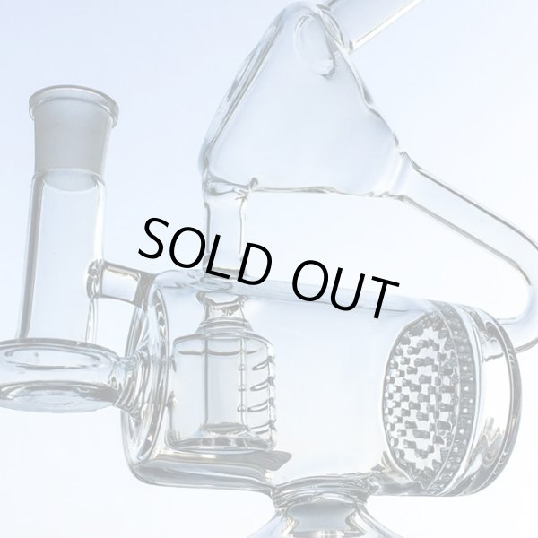 Glass Recycler Bong 23cm ガラス リサイクラー ボング - パイプ