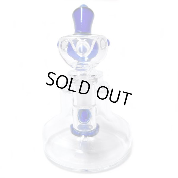 画像4: Glass Stand Bagel Bong 15cm スタンドベーグル ボング (4)