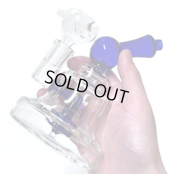画像8: Glass Stand Bagel Bong 15cm スタンドベーグル ボング (8)