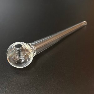 画像: Thick Pyrex Glass クラックパイプ ガラパイ - 15cm