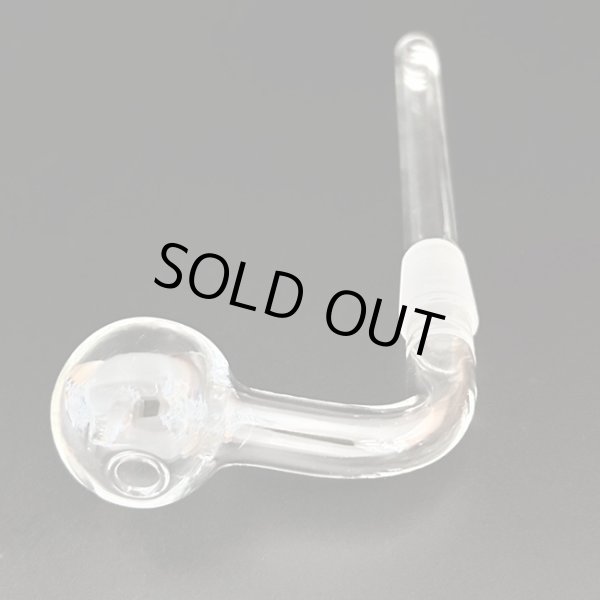 画像2: ガラスボング用 クラックパイプ パーツ 12cm (2)