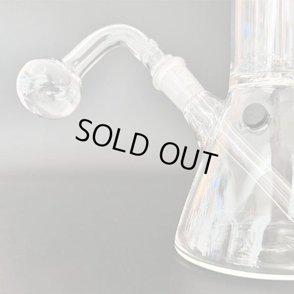 画像5: ガラスボング用 クラックパイプ パーツ 12cm (5)
