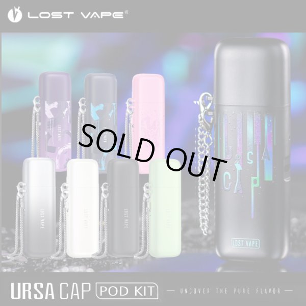 画像1: （キャップ付き）Lost Vape  - Ursa Cap Pod ロストベイプ ウルサキャップポッド【初心者おすすめ ／ 電子タバコ・電子シーシャ・VAPEスターターキット】 (1)