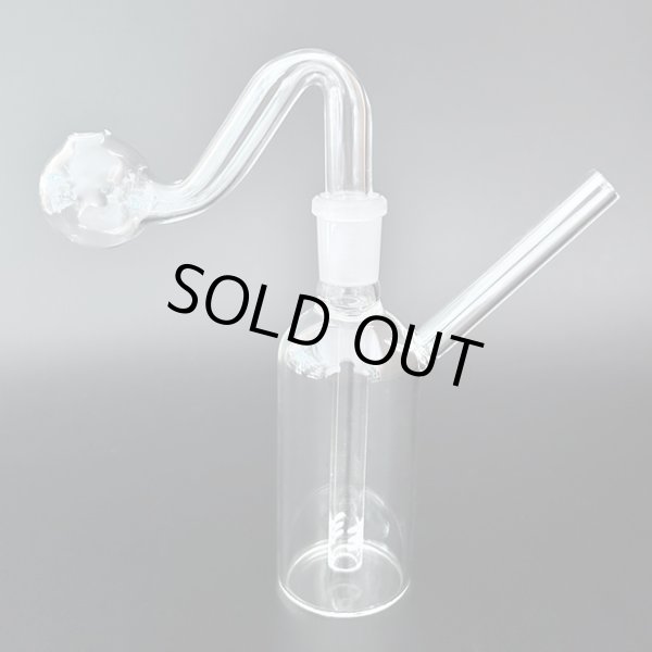 画像1: ウォータークラックパイプ’(火皿付け替え可能14mm) (1)