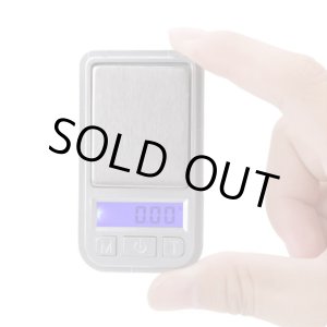 画像: コンパクト デジタル ポケット スケール はかり 電池付き （0.01g 〜 200g）