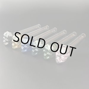 画像: パイレックス クラックパイプ Skull Head ガラパイ （約12cm）