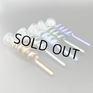画像: パイレックス クラックパイプ Spring Tubes ガラパイ （約14cm）