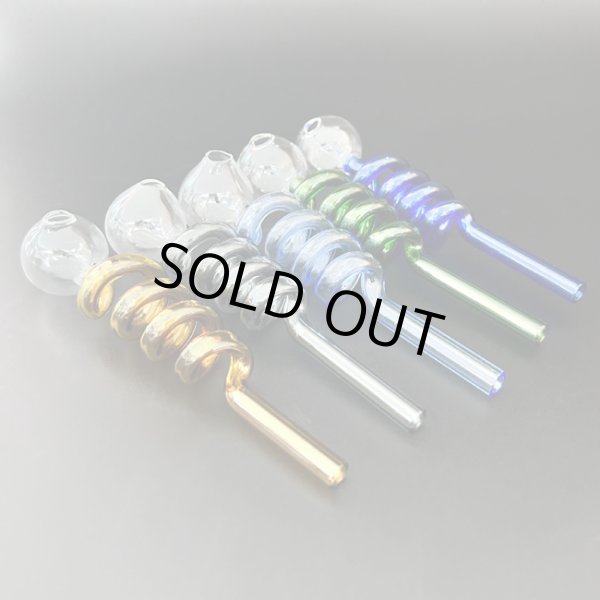 画像1: パイレックス クラックパイプ Spring Tubes ガラパイ （約14cm） (1)