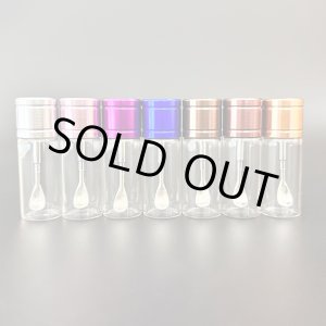 画像: スプーン付き ガラスボトル 53mm × 17mm／クリアガラス