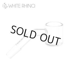 画像: White Rhino - 2mm Quartz Banger 45° ワックス・ ダブリグ用　火皿 バンガーネイル（太さ14mm ／ オス型 ）