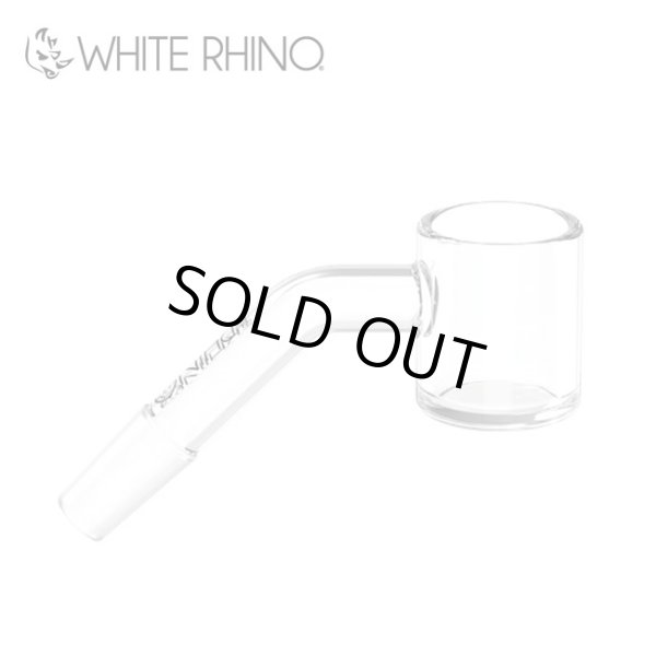 画像1: White Rhino - 2mm Quartz Banger 45° ワックス・ ダブリグ用　火皿 バンガーネイル（太さ14mm ／ オス型 ） (1)