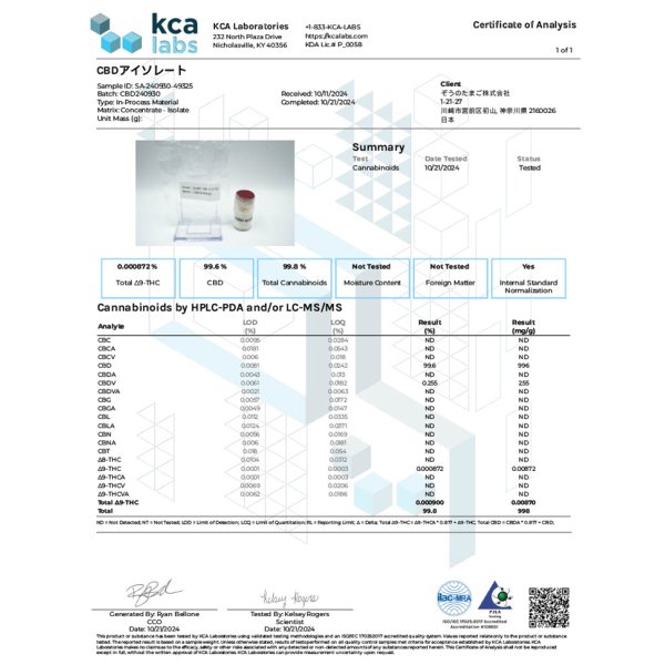 画像6: 【新基準値対応】NATUuR CBD Disposable Pen 1.0ml ナチュール 使い捨て CBDペン(CBD含有率20%) (6)