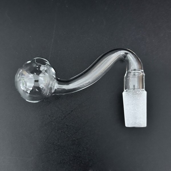 画像3: ガラスボング用 クラックパイプ パーツ(カーブ) (3)