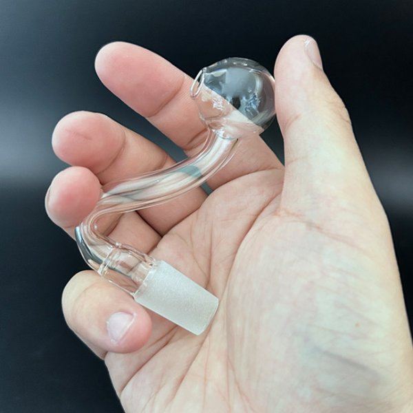 画像6: ガラスボング用 クラックパイプ パーツ(カーブ) (6)