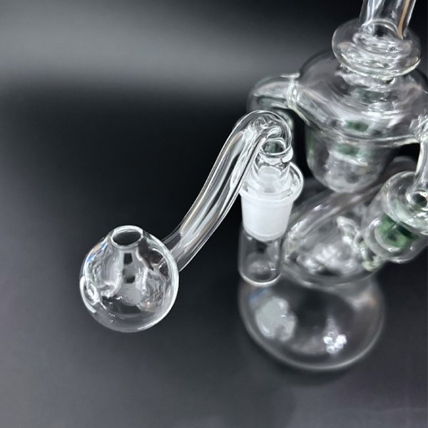 画像5: ガラスボング用 クラックパイプ パーツ(カーブ) (5)