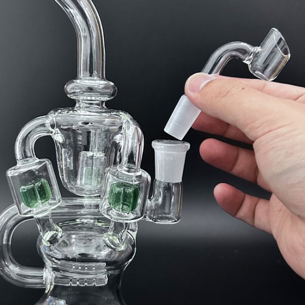 画像7: 5 Arms Chamber Recycler Dab Rig リサイクラー ダブリグ 24cm (7)