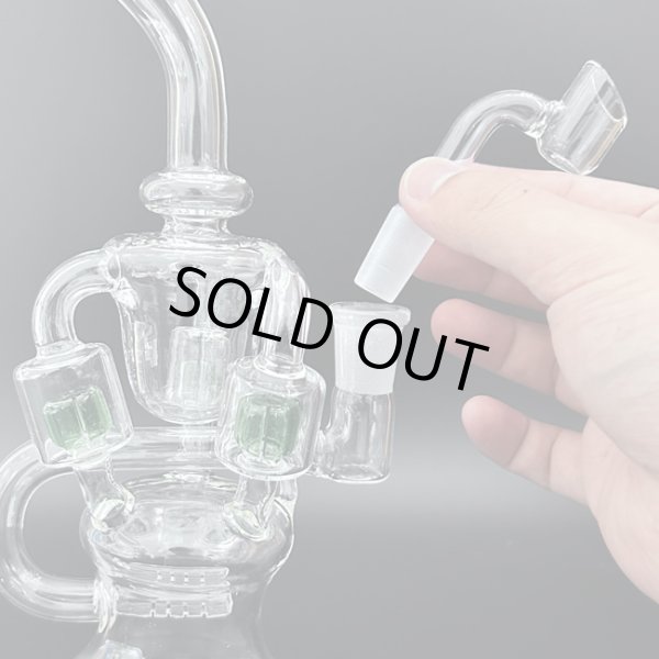 画像7: 5 Arms Chamber Recycler Dab Rig リサイクラー ダブリグ 24cm (7)