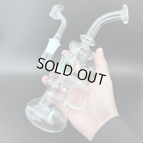 画像10: 5 Arms Chamber Recycler Dab Rig リサイクラー ダブリグ 24cm (10)