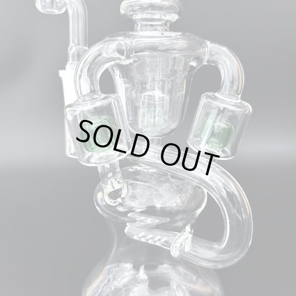画像8: 5 Arms Chamber Recycler Dab Rig リサイクラー ダブリグ 24cm (8)