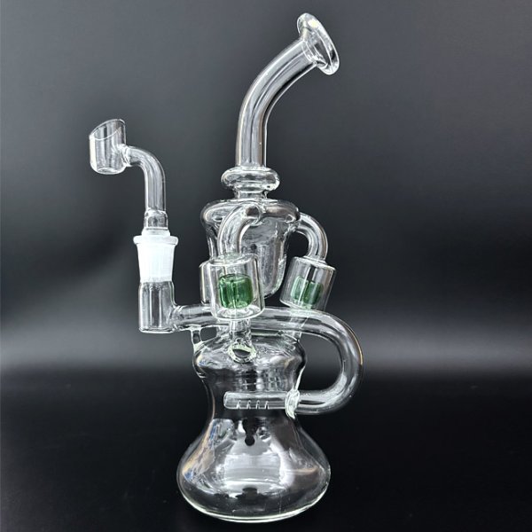 画像4: 5 Arms Chamber Recycler Dab Rig リサイクラー ダブリグ 24cm (4)