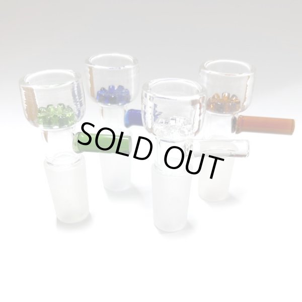 画像1: Filter Glass Bowl - スクリーン不要 ガラスボング 水パイプ用　火皿 10mm／ 14mm オス型 (1)