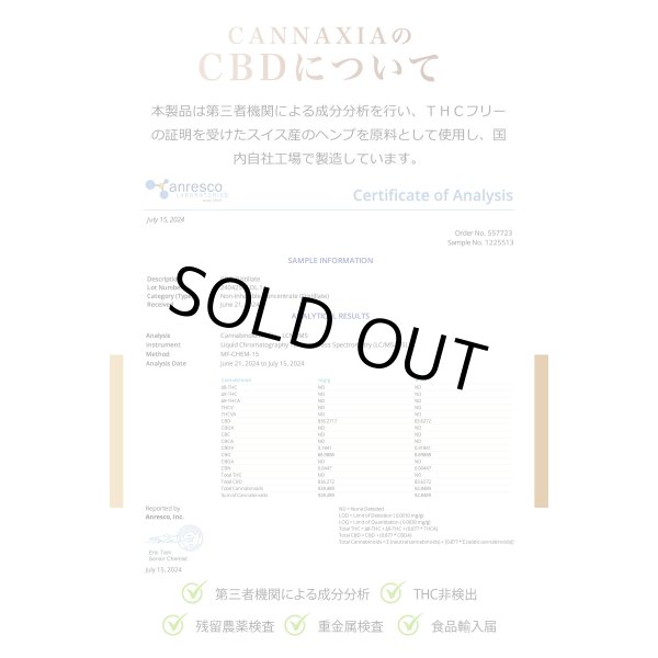 画像8: 【新基準値対応】FANG CBDリキッド10ml (CBD3000mg配合/CBD含有率30%) (8)