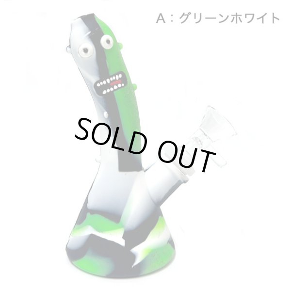 画像2: Funny Face シリコンビーカー ボング (2)