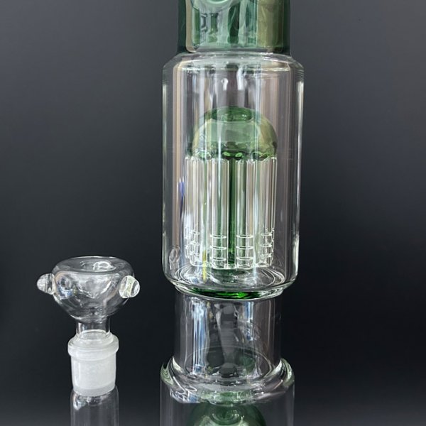 画像7: 10 Double Tree Ice Bong 10ダブルツリー アイスボング 47cm (7)
