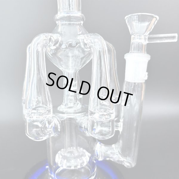 画像4: 5 Arms Chamber Recycler Bong リサイクラー ボング 24cm (4)