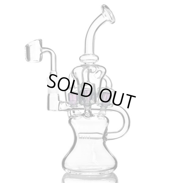 画像3: 5 Arms Chamber Recycler Dab Rig リサイクラー ダブリグ 24cm (3)