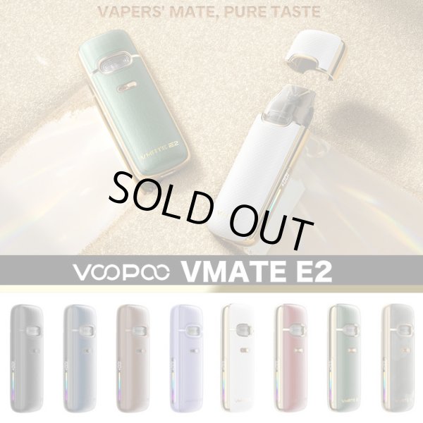 画像1: VOOPOO - VMATE E2 Pod Kit ブープーブイメイトE2（初心者おすすめ ／ 電子タバコ ／ 電子シーシャ／ VAPEスターターキット） (1)