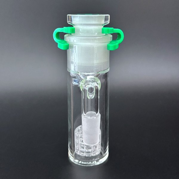 画像2: Assembly Glass Ash Catcher ガラスボング用 拡張チャンバーパーツ 14mm 90° (2)