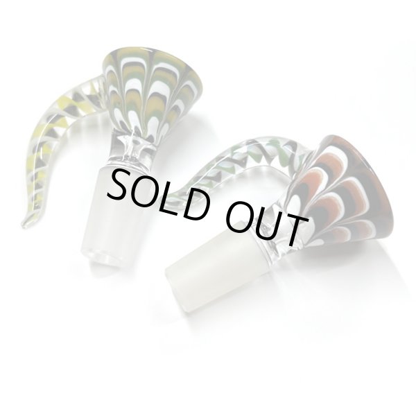 画像2: Glass on Glass Bowl - Spike ガラスボング　水パイプ用　火皿 ／ 14mm オス型 (2)