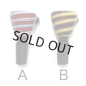 画像: Glass on Glass Bowl - Spiral ガラスボング　水パイプ用　火皿 ／ 14mm オス型