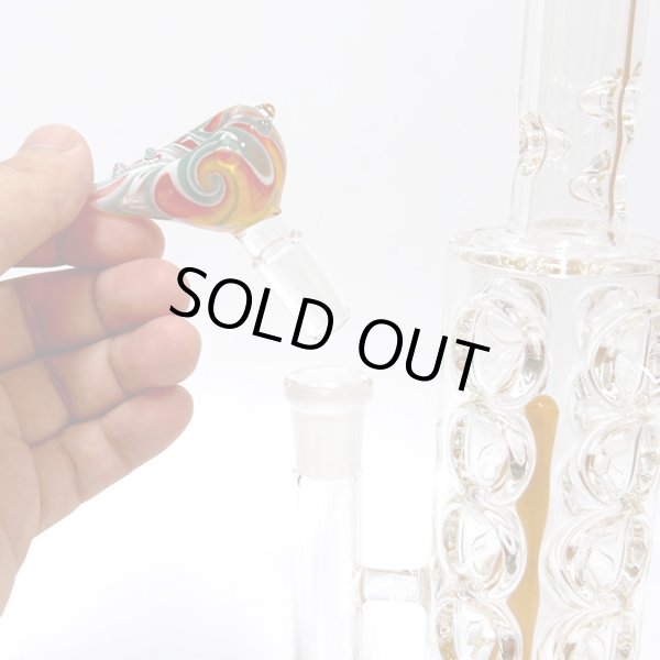 画像5: Glass on Glass Bowl - Wig Wag ガラスボング　水パイプ用　火皿 ／ 14mm オス型 (5)