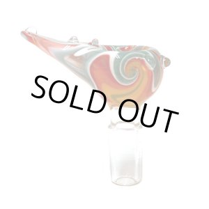 画像: Glass on Glass Bowl - Wig Wag ガラスボング　水パイプ用　火皿 ／ 14mm オス型