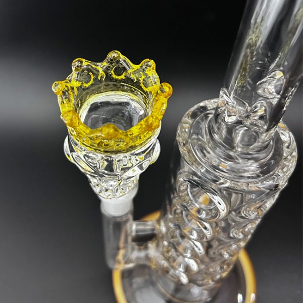画像5: Slull with Crown Big Glass Bowl ガラスボング　水パイプ用　火皿 ／ 14mm オス型 (5)