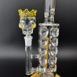 画像4: Slull with Crown Big Glass Bowl ガラスボング　水パイプ用　火皿 ／ 14mm オス型 (4)